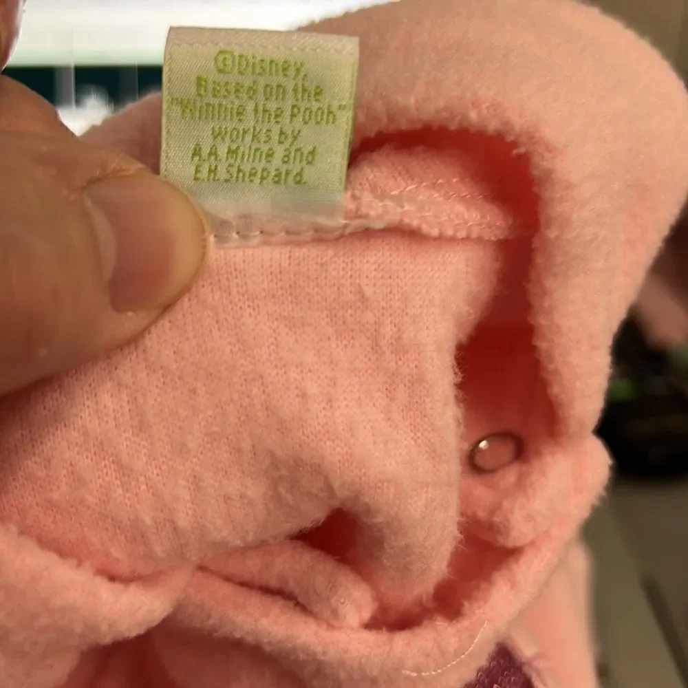 Disney Baby Pink Fleece one piece/snowsuit size 3-6 months EUC